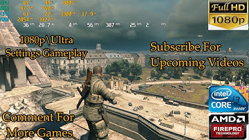 Sniper Elite V2 On i3 2nd Gen\Amd Firepro v4900 | 5Min