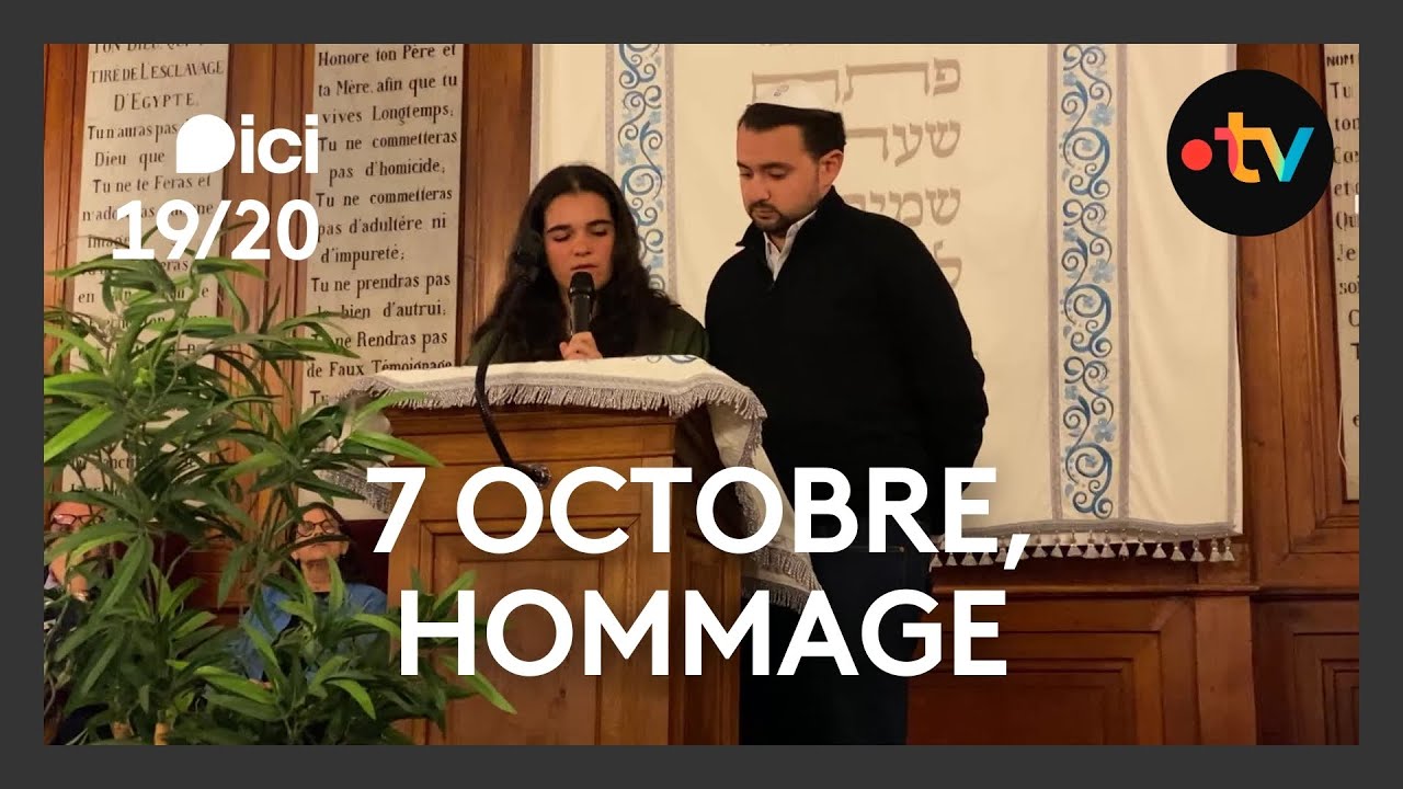 Hommage aux victimes du 7 octobre à la synagogue de Nantes