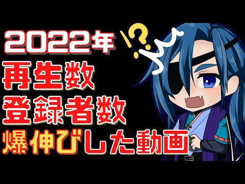 【必見!?】再生数・登録者数が伸びたゲーム実況【ランキング2022Ver.GCD】～Explosive hit～