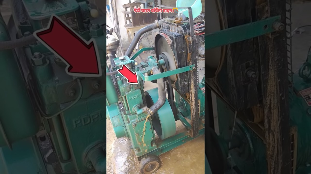 generator ki ready water kaise saaf kar raha hai 😱 