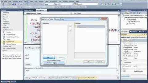 2  refersh sub of page not all page scriptmanager, UpdatePanel, Triggers, UpdateMode   Examples Explain Ajax with ASP NET C# 00
