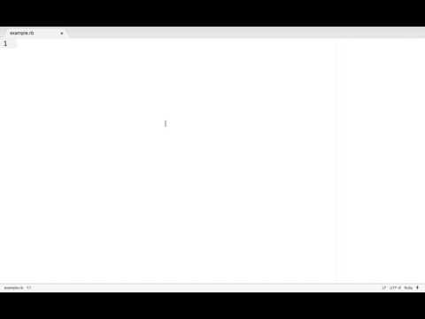 Learn to Code with Ruby - Section 01 - Lesson 05 - Mac OS : Write First Ruby File