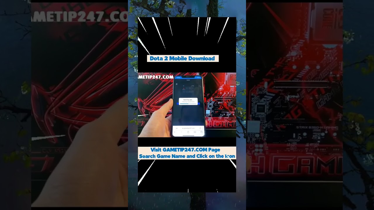 Dota 2  🍀 How to download for mobile phone 