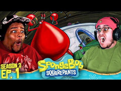 MR PLANKTON! | Spongebob Season 3 Episode 1 GROUP REACTION