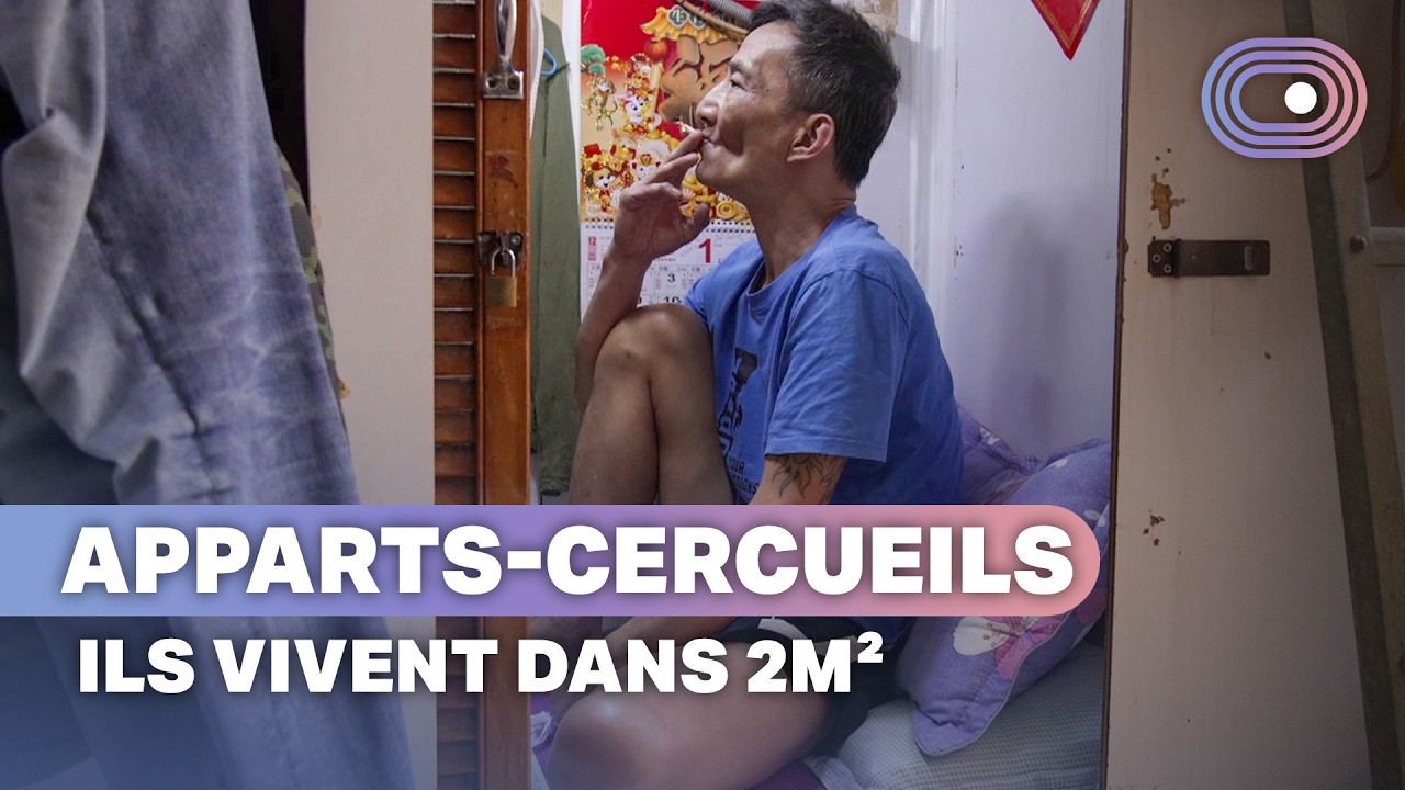 Hong Kong : ils survivent dans des boîtes de 2m²