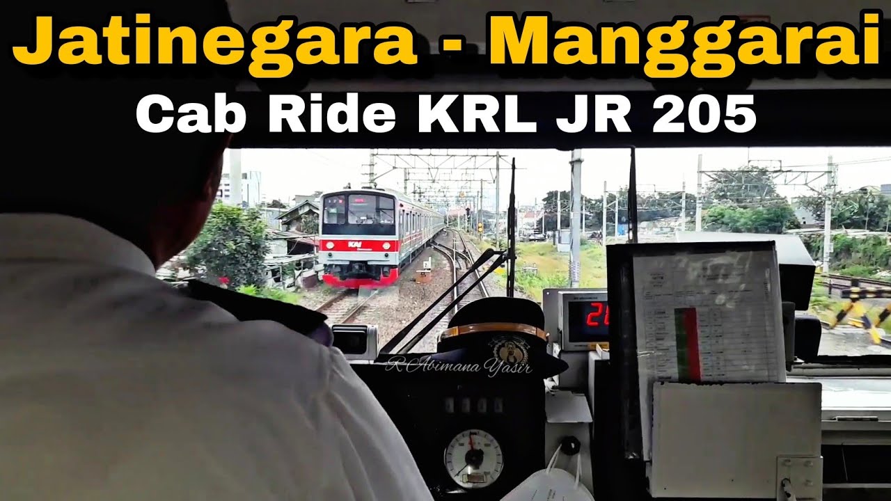 🇮🇩 JATINEGARA - MANGGARAI | CAB RIDE INDONESIAN TRAIN