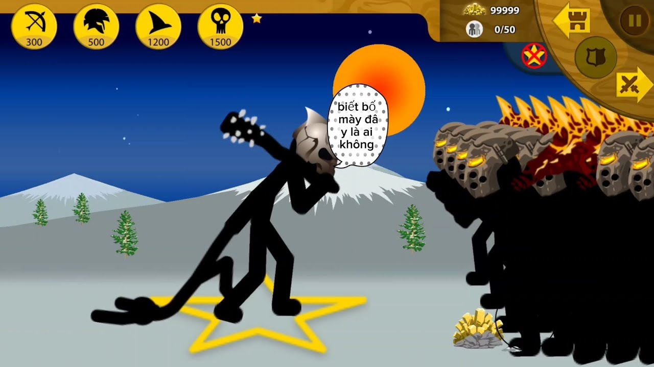 Trùm Cuối Ra Tay Đánh Bại 500 Anh Em Khổng Lồ Trả Thù Cho Đàn Em Lính Giáo Vàng | Stick War Legacy