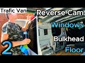 JD's Trafic Campervan Conversion Ep02 - Reverse Camera - Van Windows - Floor - Remove Bulkhead