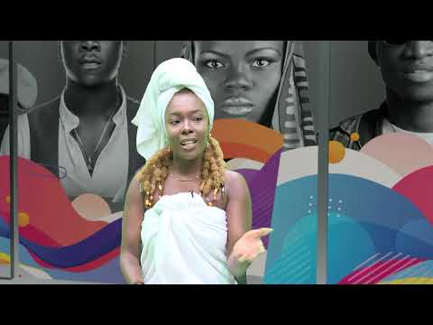 Feli Nuna appears on Live TV wearing just a towel - Showbiz Now