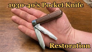 WWII Era Pocket Knife Restoration - Robeson Cutlery by Found It 1,790 views 1 year ago 7 minutes, 55 seconds