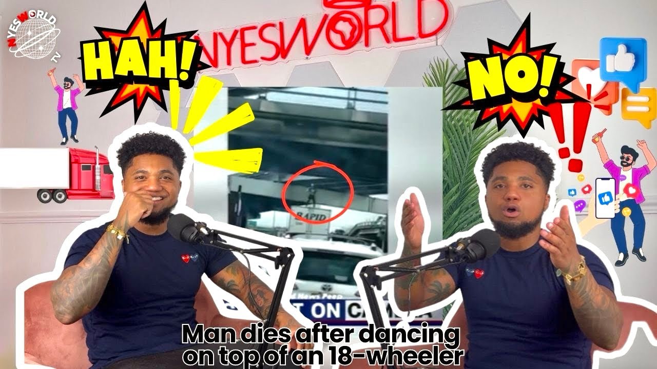 REACTION l Man Gets Injured After Dancing On Top Of A Truck For TikTok ...