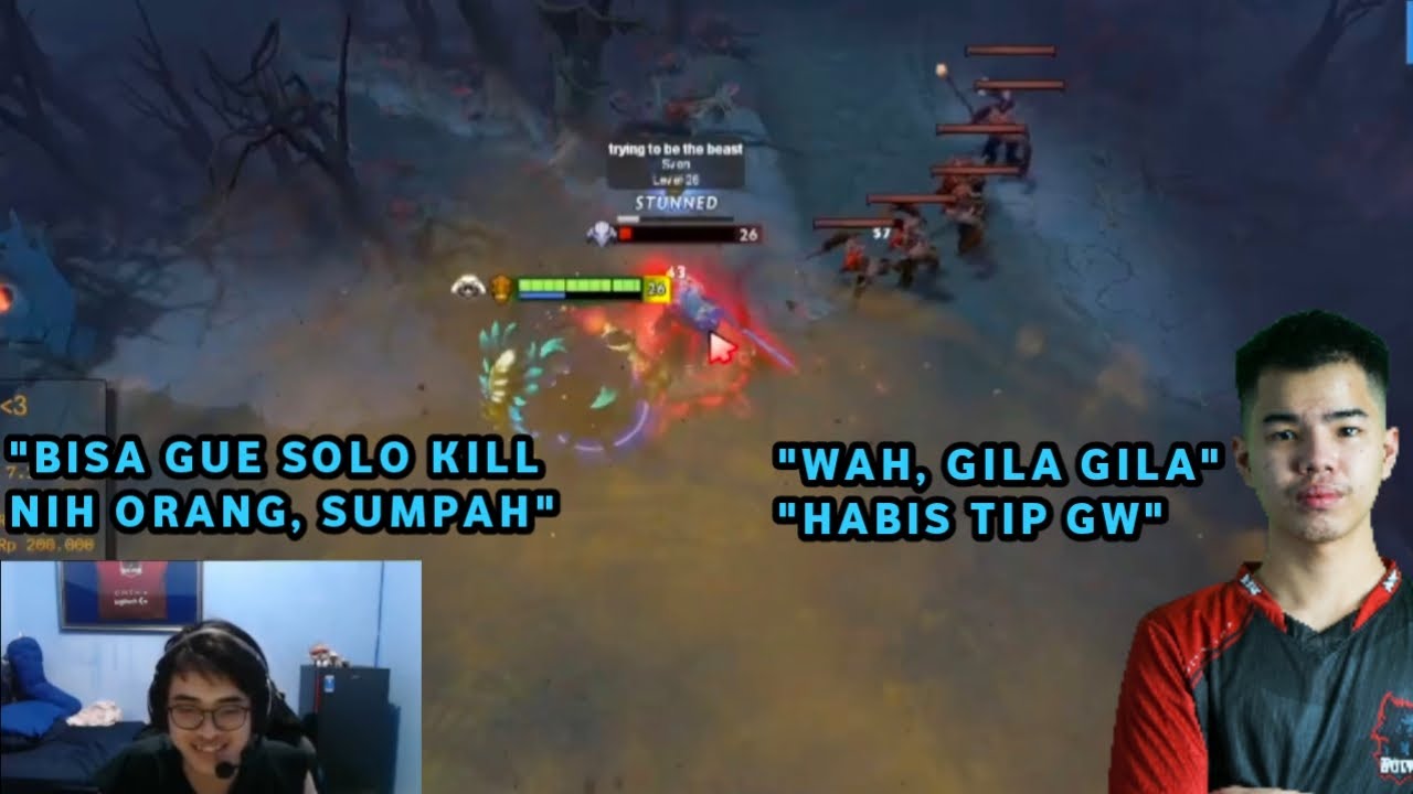 MOCEL SANDKING SOLO KILL SVEN POG CHAMP, SAMPE DREW TERHERAN-HERAN | Dreamocel Dota 2 Clips