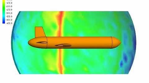 RCS intensity visualized in POSTFEKO
