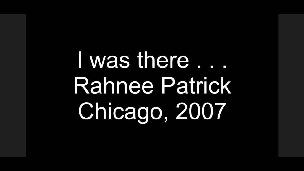 ADAPT 25 Years - 2007 – Chicago – Rahnee Patrick Narrative - YouTube