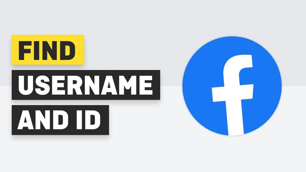 Find username. Facebook username.