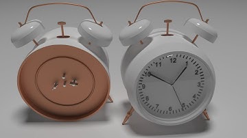 3d Alarm Clock modelling (3ds max) part 2