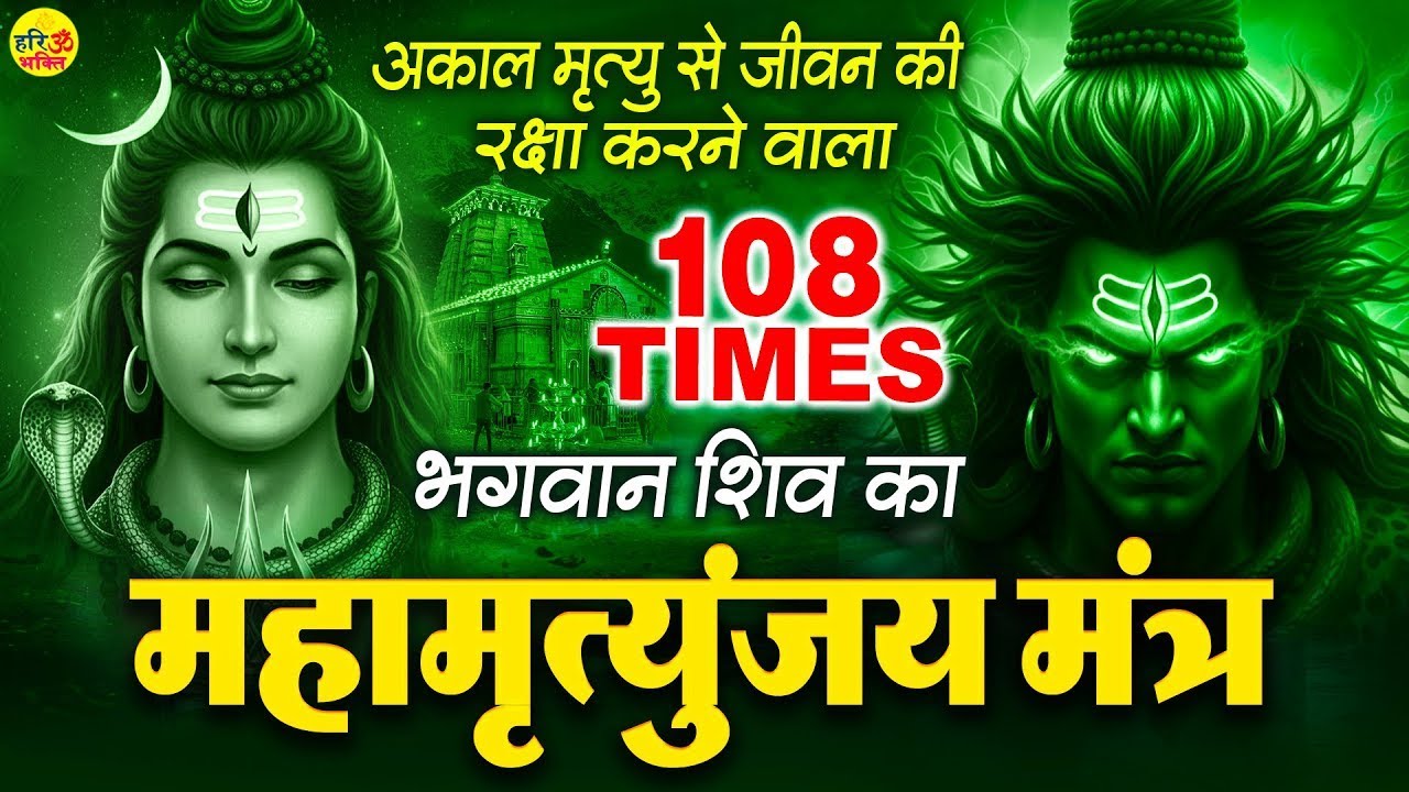 Powerful Mahamrityunjay Mantra आज शक्तिशाली महामृत्युंजय मंत्र सुनने से शिव जी का आशीर्वाद मिलता है