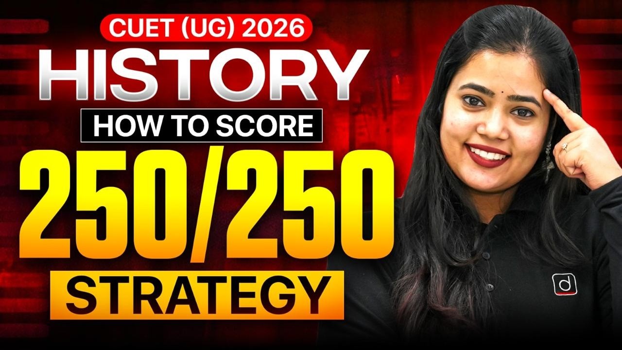 CUET 2026 History | How to Score 250/250 | Complete Strategy - YouTube