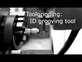 Toolgrinding: ID grooving tool