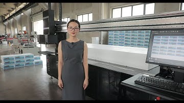 EPS box printing machine operation demonstration for expanded polystyrene