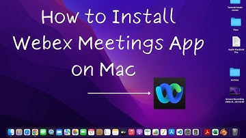 How to Install Webex Meetings App on Mac