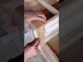 Easy base tread install &amp; nailing tips #shorts #woodworking #diy