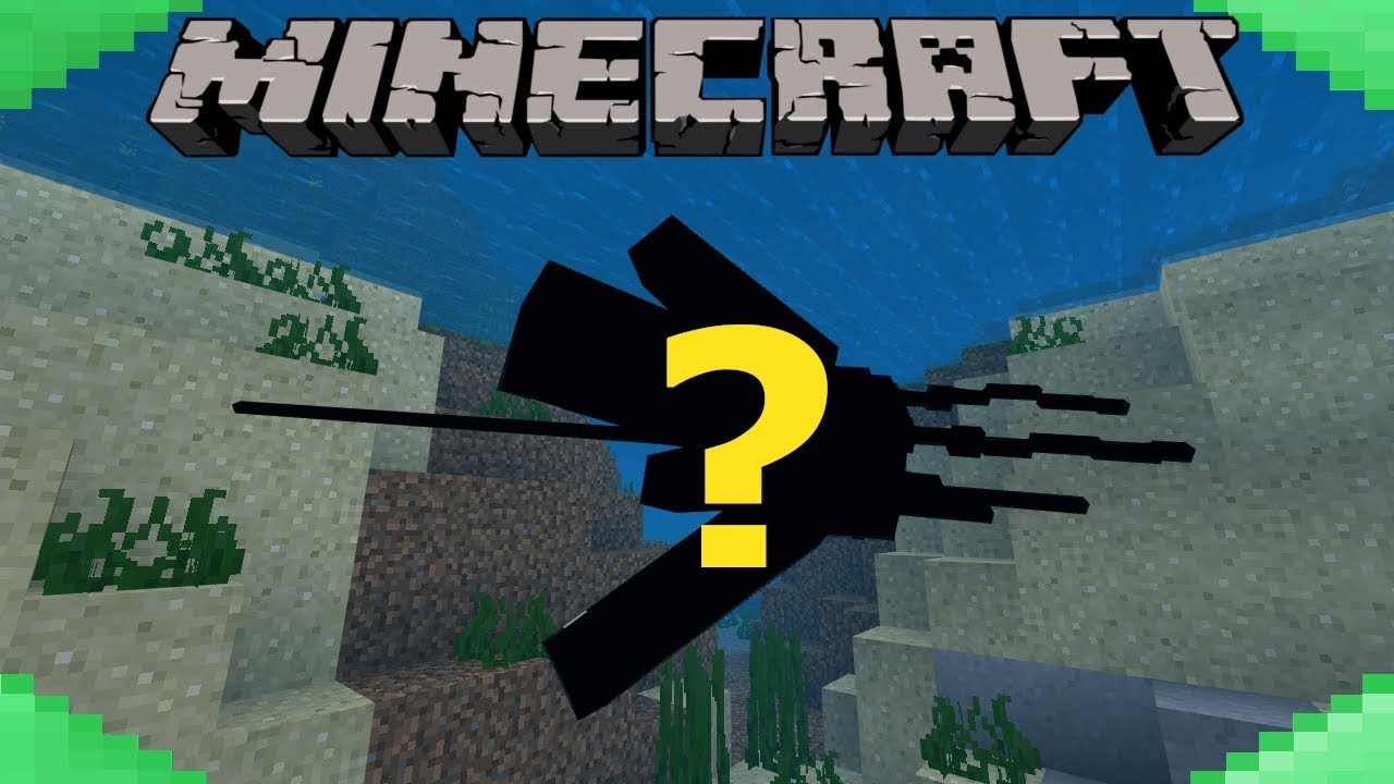 The Last Secret Mob In Minecraft 1 13 Release Date 1 13 The Aquatic Update Youtube