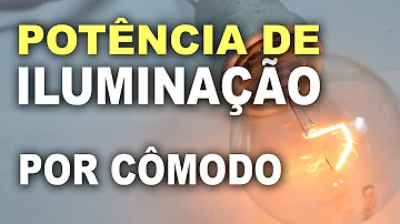 Como saber a potência mínima de iluminação?