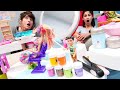 Ayşe VS Ümit - Olamaaaz! Çocuk müşterinin saçını boyuyor! Komik video