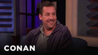 Conan Ran Into A Barefoot Adam Sandler In A Hotel Restaurant | CONAN on TBS