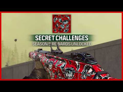 SECRET Challenges & Rewards in Warzone for Season 5! (FREE Camo, Charms, Emblem & Calling Card)