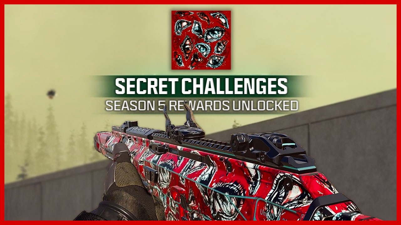 SECRET Challenges & Rewards in Warzone for Season 5! (FREE Camo, Charms, Emblem & Calling Card)