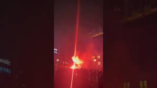 Galatasaray tribünü Kopenhag'ı yaktı | Kopenhag - Galatasaray maçı öncesi #galatasaray #copenhagen