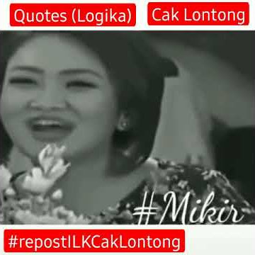 Cak Lontong Quotes Indonesia Lawak Club #caklontong #indonesialawakclub #ilk #short