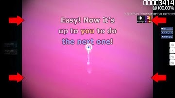 Peter Lambert - osu! tutorial [Gameplay basics] +HD,HR,DT,FL (XH)