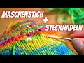 Sockenstopfen | Maschenstich mit Stecknadeln