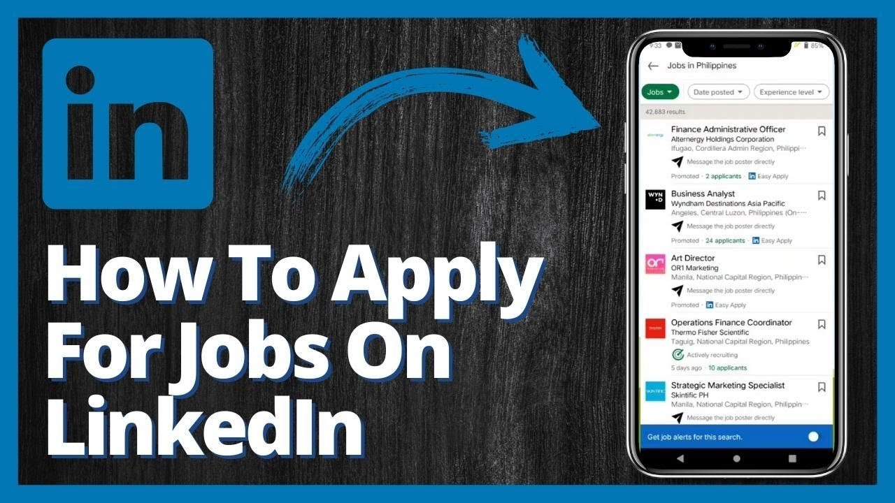 How To Apply For Jobs On Linkedin Step By Step - YouTube