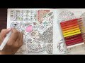 coloring book︰大人の塗り絵／森の王国(福田利之)を塗る