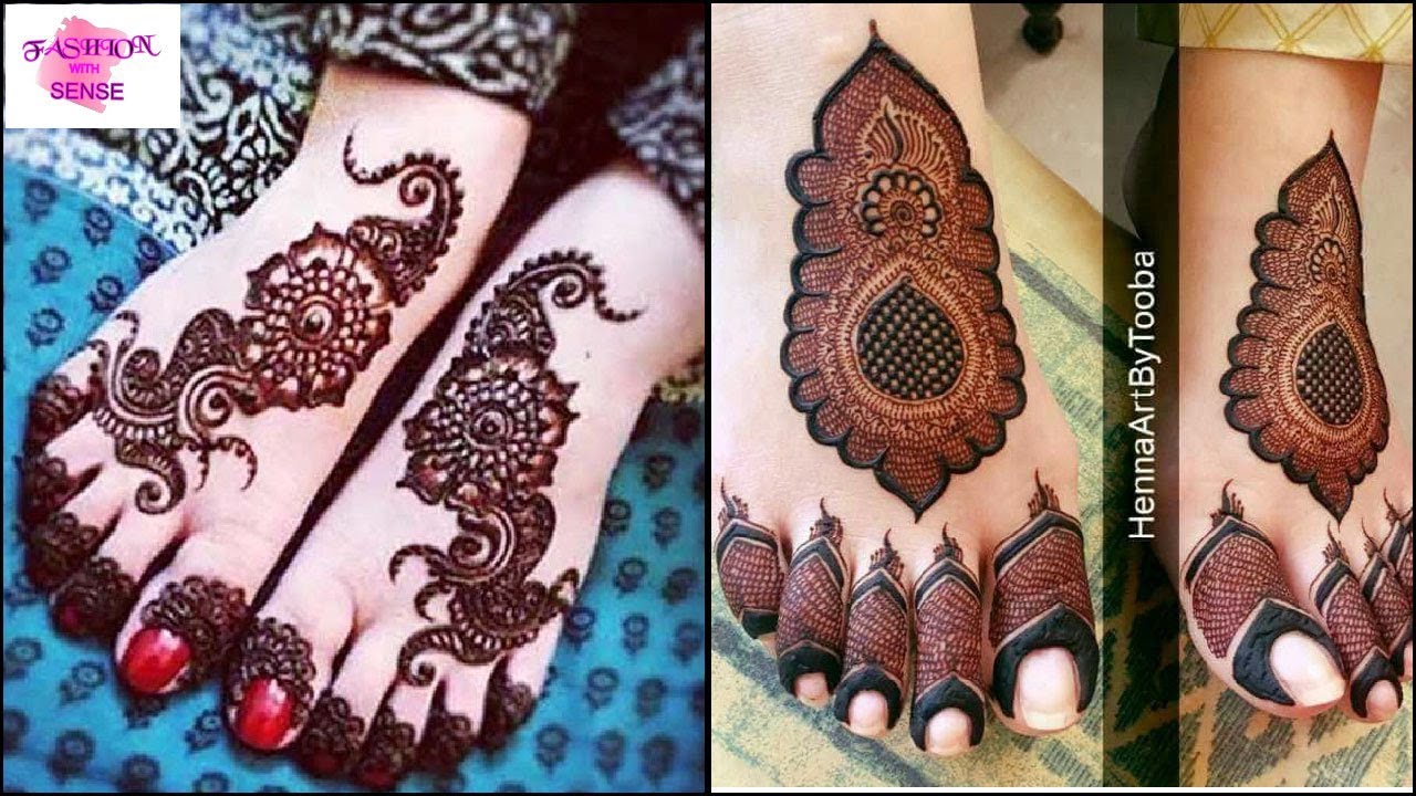 BEAUTIFUL FEET MEHNDI DESIGN 2020 | EASY LEG MEHNDI DESIGN ...