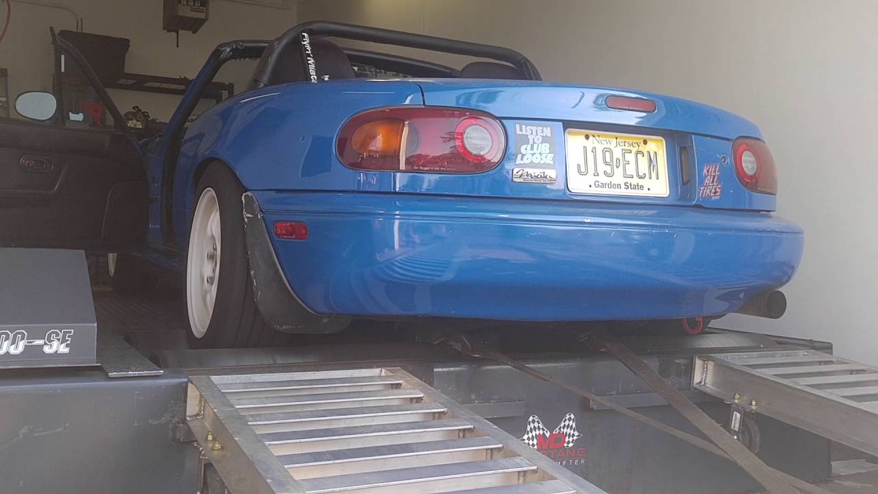 Mazda Miata 1.6 M45 Dyno Pull