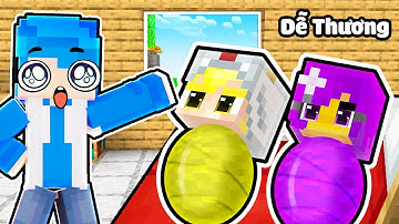 HUY NOOB CÓ EM BÉ VỚI SINH TỐ TRONG MINECRAFT👶😨