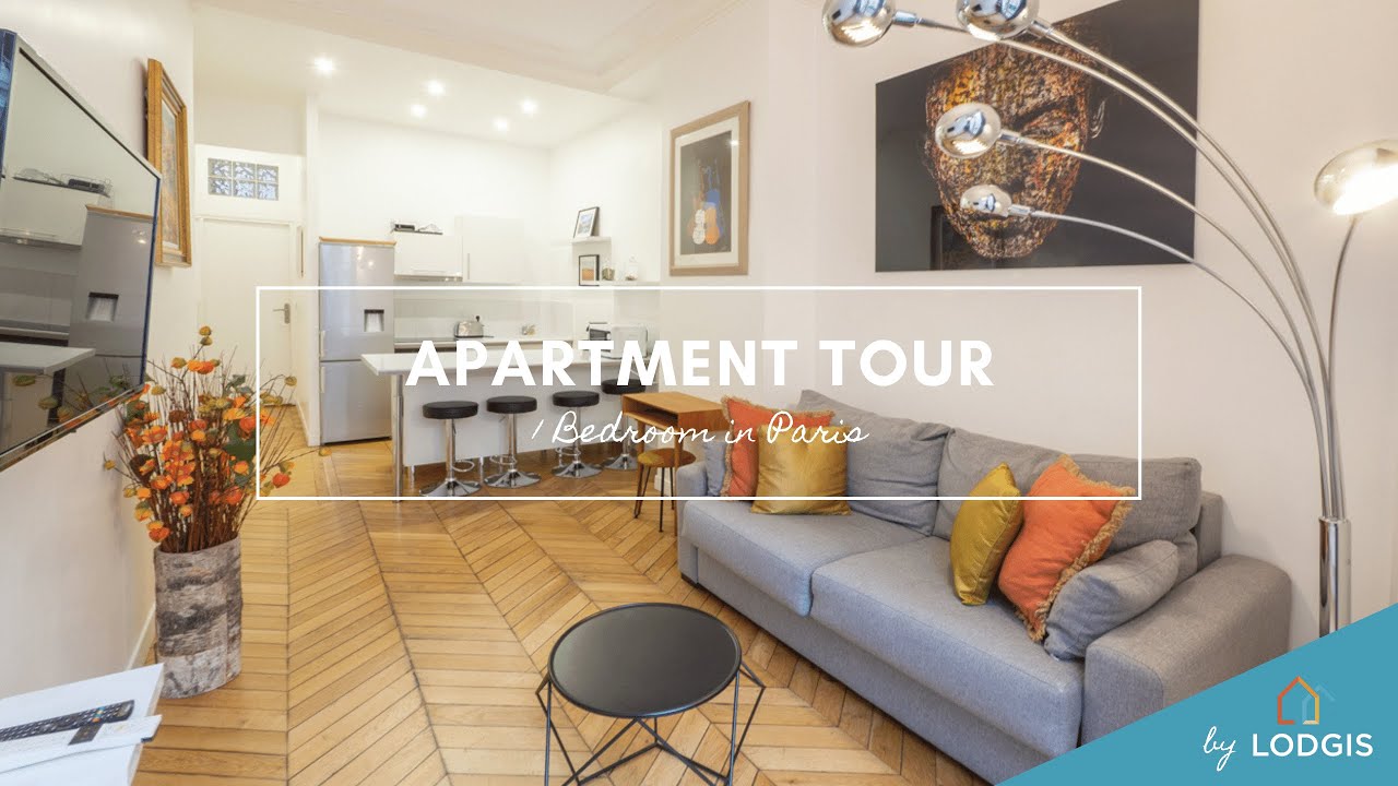 Apartment Tour // Furnished 38m2 in Paris – Ref : 20121177 - YouTube