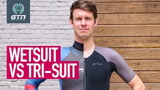 Wetsuit Vs Tri-Suit Swimming | What Is The Difference? screenshot 3