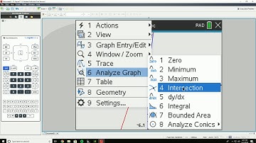 Ti - Nspire tutorial - finding intersections while graphing