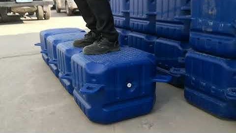 video of long quad float-Hisea Dock modular floating dock