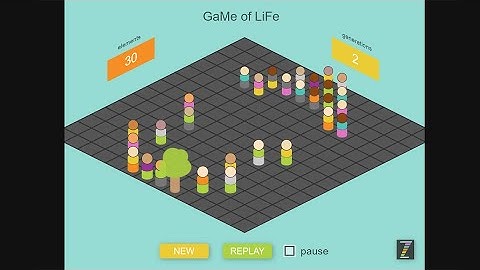 ZIM Explore! 33. Isometric Game of Life in ZIM - #HTML #Canvas #JavaScript, #CreateJS, #ZIMjs