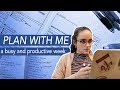 Plan With Me | Organizing My Week as a Cornell Student