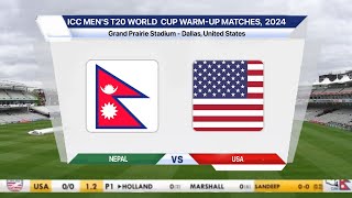 🔴 Live: Nepal Vs United States Live, World Cup | NEP vs USA Live | Nepal Live Match Today