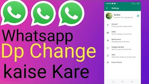 whatsapp dp change kaise kare | WhatsApp profile picture change kaise kare