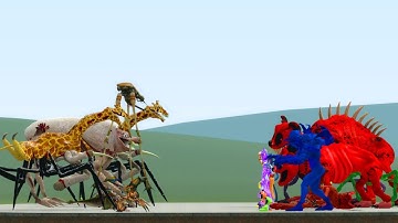 All New Amazing Zoochosis Mutant Animal Vs All Poppy Playtime Smiling Critters In Garry